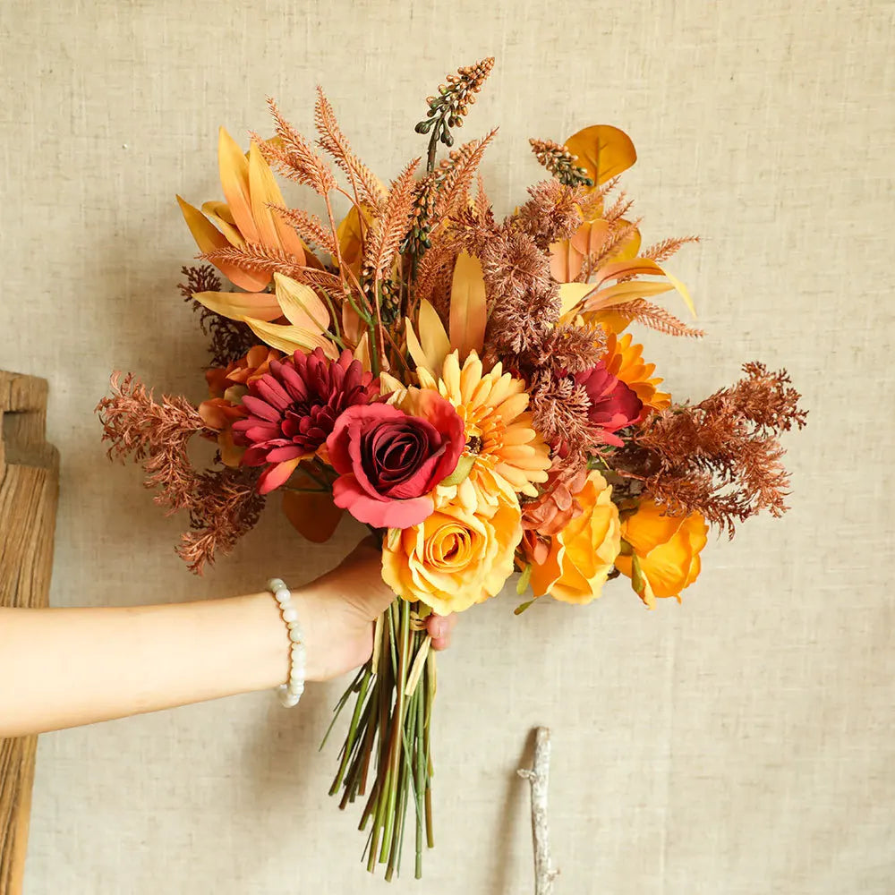 Autumn Artificial Flowers Bouquet