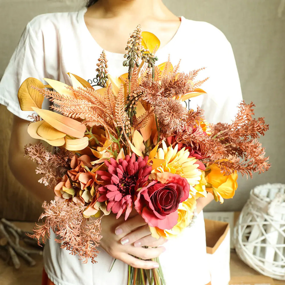 Autumn Artificial Flowers Bouquet