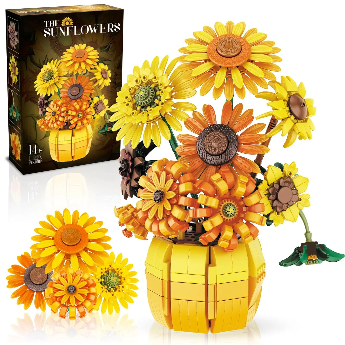 Sunflower Bouquet Mini Building Blocks