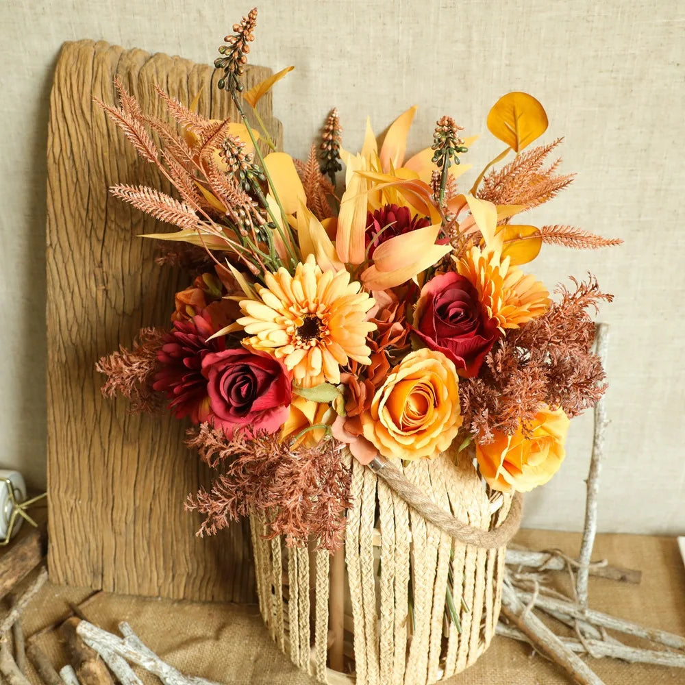Autumn Artificial Flowers Bouquet