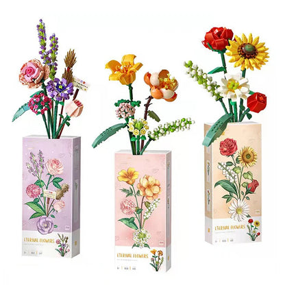 Flower Bouquet Mini Building Blocks