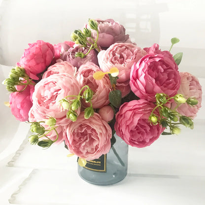Peony Artificial Flowers Bouquet