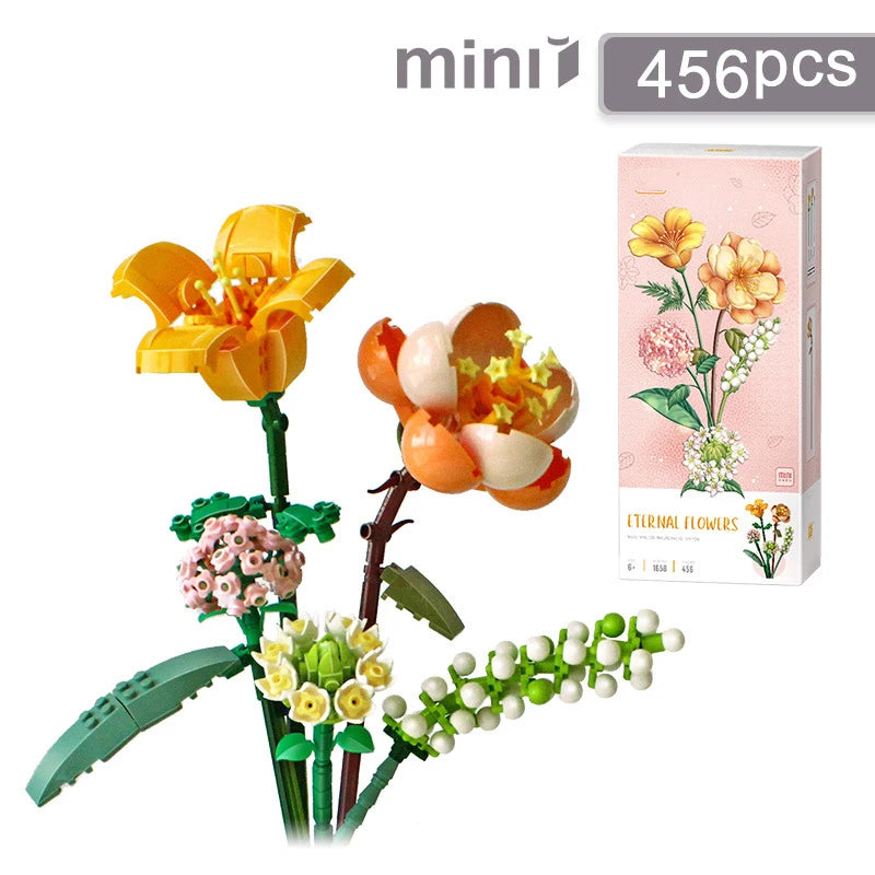 Flower Bouquet Mini Building Blocks