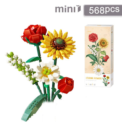 Flower Bouquet Mini Building Blocks
