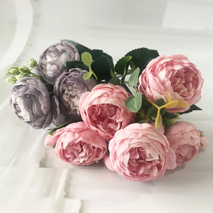 Peony Artificial Flowers Bouquet