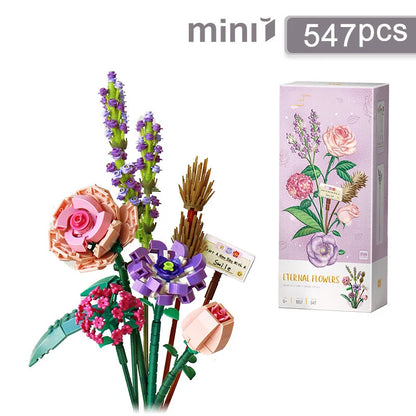Flower Bouquet Mini Building Blocks